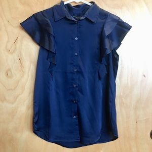 NWT Banana Republic Navy Blue Dillon Shirt XS
